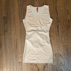 SPANX Full Slip Bodysuit Dress Women’s L Nude Shapewear